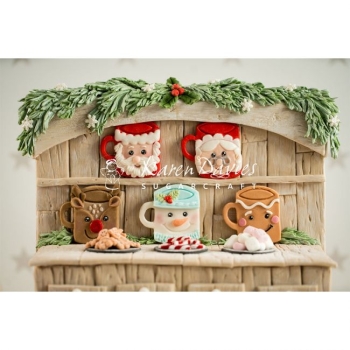 Silicone Mould - Festive Mugs
